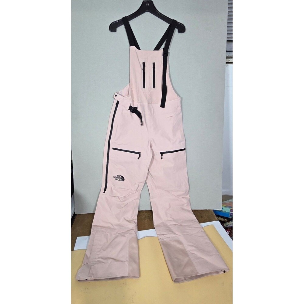 The North Face Women's Pink Snow Bib Ski Pants